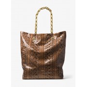 Angelina Extra-Large Snakeskin Tote - Hand bag - $1,650.00 