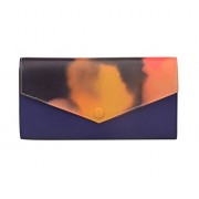 Anifeel Women's Padlock Genuine Leather Multicolored Wallets Purse Billfold Trifold - Wallets - $315.00 