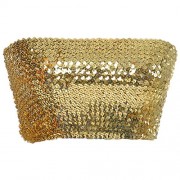 Anna-Kaci Womens Shiny Sequin Party Cropped Strapless Bandeau Stretch Tube Top - Košulje - kratke - $26.90  ~ 170,88kn