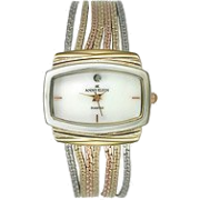 Anne Klein Diamond Mother-of-Pearl Dial Women's Watch #8401MPTR - Watches - $125.00 