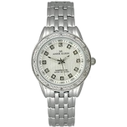 Anne Klein Diamond Silver-Tone Striped Dial Women's Watch #9935SVSV - Watches - $150.00 