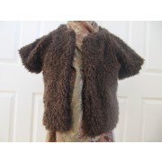 Anne Klein Dublin Crop Jacket Short Sleeves Hickory Size Small - Jacket - coats - $109.00 