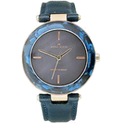 Anne Klein Leather Collection Blue Dial Women's Watch #9852RGBL - Watches - $65.00 