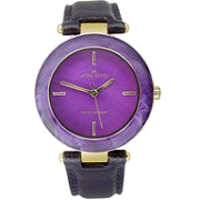 Anne Klein Leather Collection Purple Dial Women's Watch #9852PMPR - Watches - $65.00 