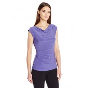Anne Klein Women's Cap Sleeve Cowl Neck Top - Camisas - $29.99  ~ 25.76€