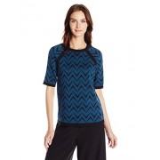 Anne Klein Women's Chevron Short Sleeve Sweater - Košulje - kratke - $18.99  ~ 120,64kn