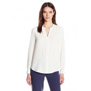 Anne Klein Women's Mixed Media Blouse - Košulje - kratke - $44.99  ~ 285,80kn