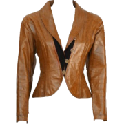 Antique Victorian Leather Jacket - Chaquetas - 