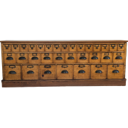 Apothecary filing cabinet late 19th cent - インテリア - 
