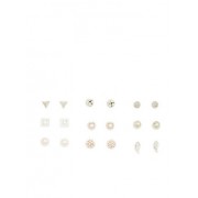 Assorted Rhinestone and Faux Pearl Earrings Set - Uhani - $5.99  ~ 5.14€
