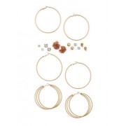 Assorted Stud and Hoop Earrings Set - Brincos - $5.99  ~ 5.14€