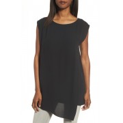 Asymmetrical Silk Tunic - Myファッションスナップ - $119.98  ~ ¥13,504