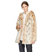 Avec Les Filles Women's Hooded Faux Fur Coat - Outerwear - $151.73 