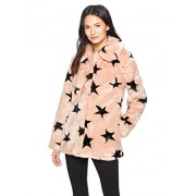 Avec Les Filles Women's Vintage Inspired Faux Fur Swing Coat With Star Print - Outerwear - $159.99  ~ 1.016,35kn