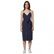 Avec Les Filles by Joyce Azria Belted Slip Dress (Midnight Navy) Size XL - Dresses - $128.00  ~ £97.28