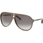 Aviator Sunglasses: Taupe-Blue/Blue - Sunglasses - $97.02 
