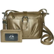 B-Collective Handbags by Buxton 10HB016.GD Cross Body- Gold - Hand bag - $43.40 