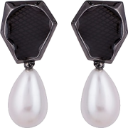 BANSRI Black Rhodium Handcrafted Resin & - Earrings - $76.00 