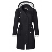 BBX Lephsnt Waterproof Lightweight Rain Jacket Active Outdoor Hooded Raincoat for Women - Outerwear - $26.99 