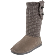 BEARPAW Women's Cable Knit Sheepskin Boot Grey - Škornji - $39.99  ~ 34.35€