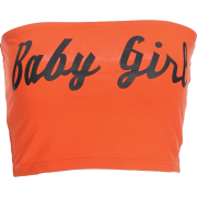 Babygirl printing wild Tube Top - Vests - $15.99 