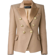 Balmain Textured Blazer - Jaquetas e casacos - 