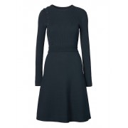 Banana Republic Button Front Ribbed Sweater Dress - Navy - Dresses - £95.00  ~ $125.00