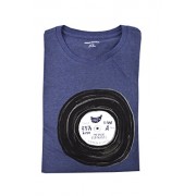 Banana Republic Men's Banana Records Graphic Tee, Pale Iris - Shirts - $26.99  ~ £20.51