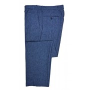 Banana Republic Men's Standard Fit Linen Blend Trousers Pants Blue 33W X 32L - Pants - $79.99 