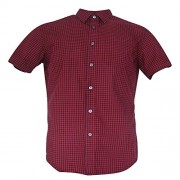 Banana Republic Standard-Fit Short-Sleeve Soft Wash Red Gingham Shirt - Košulje - kratke - $39.99  ~ 254,04kn