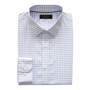 Banana Reublic Mens Slim-Fit Non-Iron Print Yarn Dye Shirt Light Blue - Košulje - kratke - $64.99  ~ 412,85kn