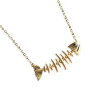 Baram Fishbone Necklace - Halsketten - $77.90  ~ 66.91€