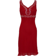 Beaded Chiffon Prom Dress Bridesmaid Holiday Party Cocktail Formal Gown Red - Dresses - $39.99 