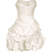 Beaded Taffeta Party Mini Bubble Dress Prom Holiday Ivory - Dresses - $99.99 