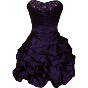 Beaded Taffeta Party Mini Bubble Dress Prom Holiday Purple - Dresses - $99.99 