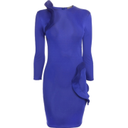 McQueen Blue Dress - sukienki - 