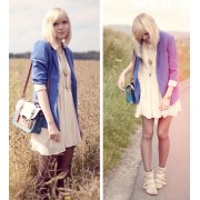 Beige And Blue - My look - 
