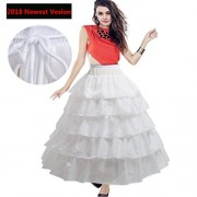 BiBOSS Hoop Skirt Crinoline Petticoat Skirt 4 Hoops Underskirt Petticoats For Women - Underwear - $42.99 