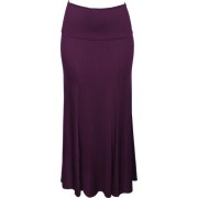 Bias Ankle Length Skirt Fold-Over Waist - Skirts - $29.99 