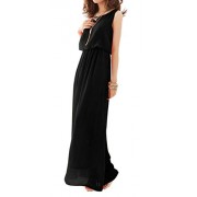 Bigbarry Women's Loose Sleeveless Crew Neck Print Summer A-Line Dress - 连衣裙 - $28.44  ~ ¥190.56