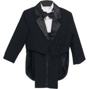 Black & White Baby Boy & Boys Tuxedo Suit, Special occasion suit, Tailcoat, Pants, Shirt, Bowtie & Cummerbund - Suits - $31.90 