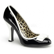 Black And White Pump With Bow Detail - 11 - Schuhe - $39.10  ~ 33.58€