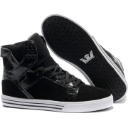 Black High Top Skate Shoes Sup - Klasični čevlji - 