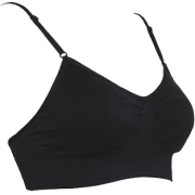 Black Seamless Sports Bra Adjustable Strap Included Removable Bra Cups - Donje rublje - $4.75  ~ 30,17kn