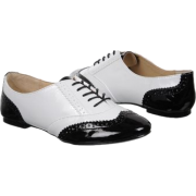 Black-White oxfords - Schuhe - 