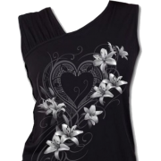 Black Heart - Ärmellose shirts - 