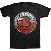 Black Sabbath Circle 13 - Mens Black T-S - Shirts - kurz - $32.00  ~ 27.48€