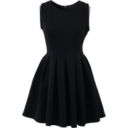 Black Skater Dress - Haljine - 