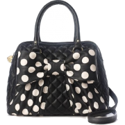 Black & White Polka Dot Bag - Bolsas pequenas - 