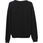 Black cashmere sweater - Pullovers - 